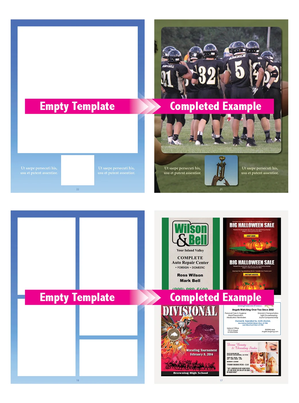 Custom Printing templates